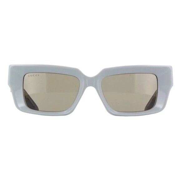 NEW GUCCI SUNGLASSES GRAY/BROWN WOMEN EYEWEAR GUCCI - Picture 2 of 3